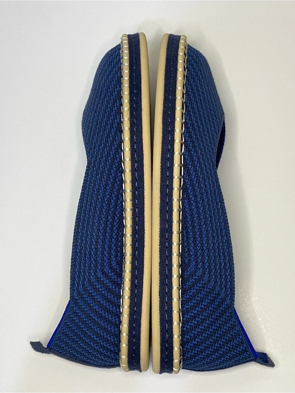 Rothy’s The Espadrille Flats | Women’s US 13 (EU 43) | Navy Blue Knit | EUC/NEW